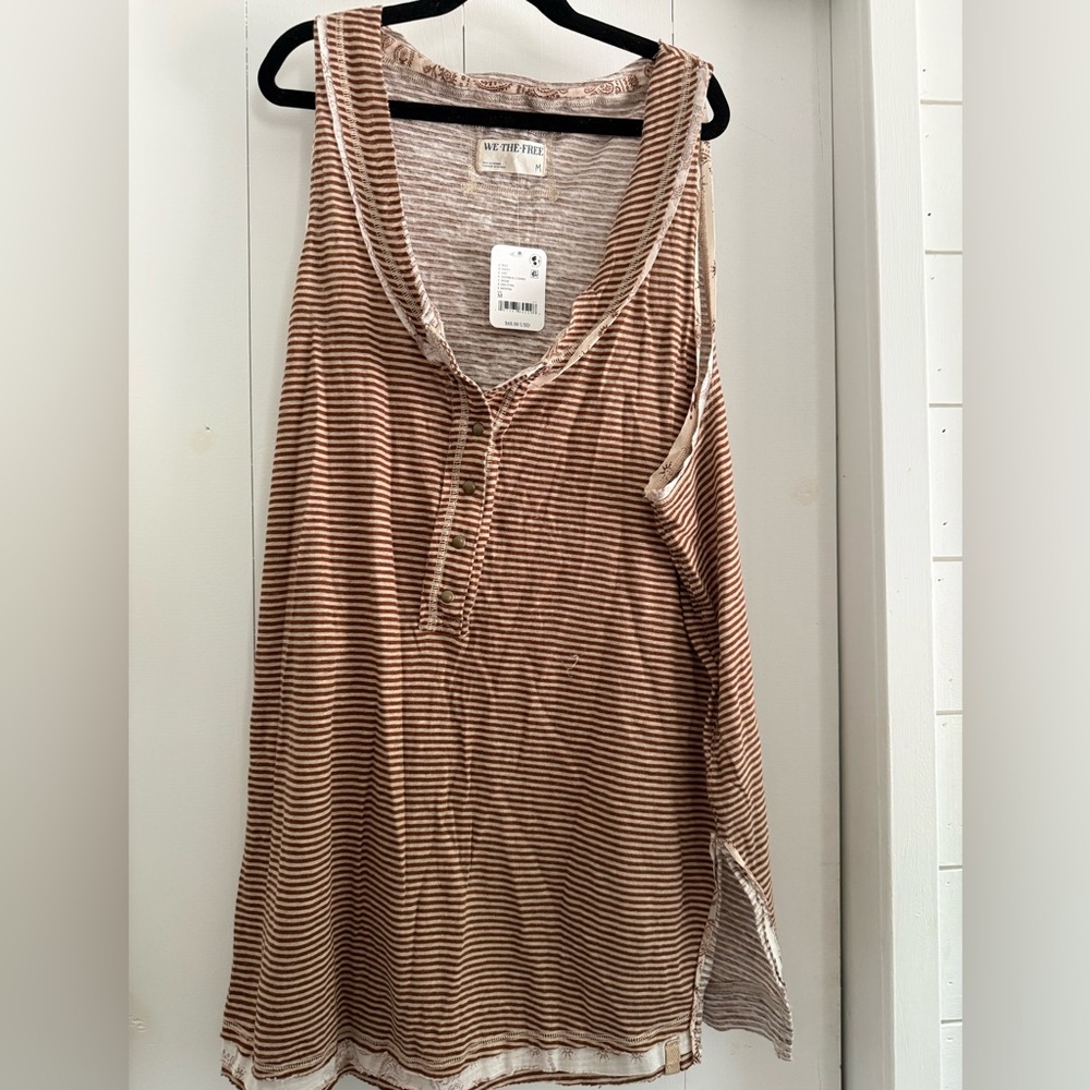 Free People brown tank
